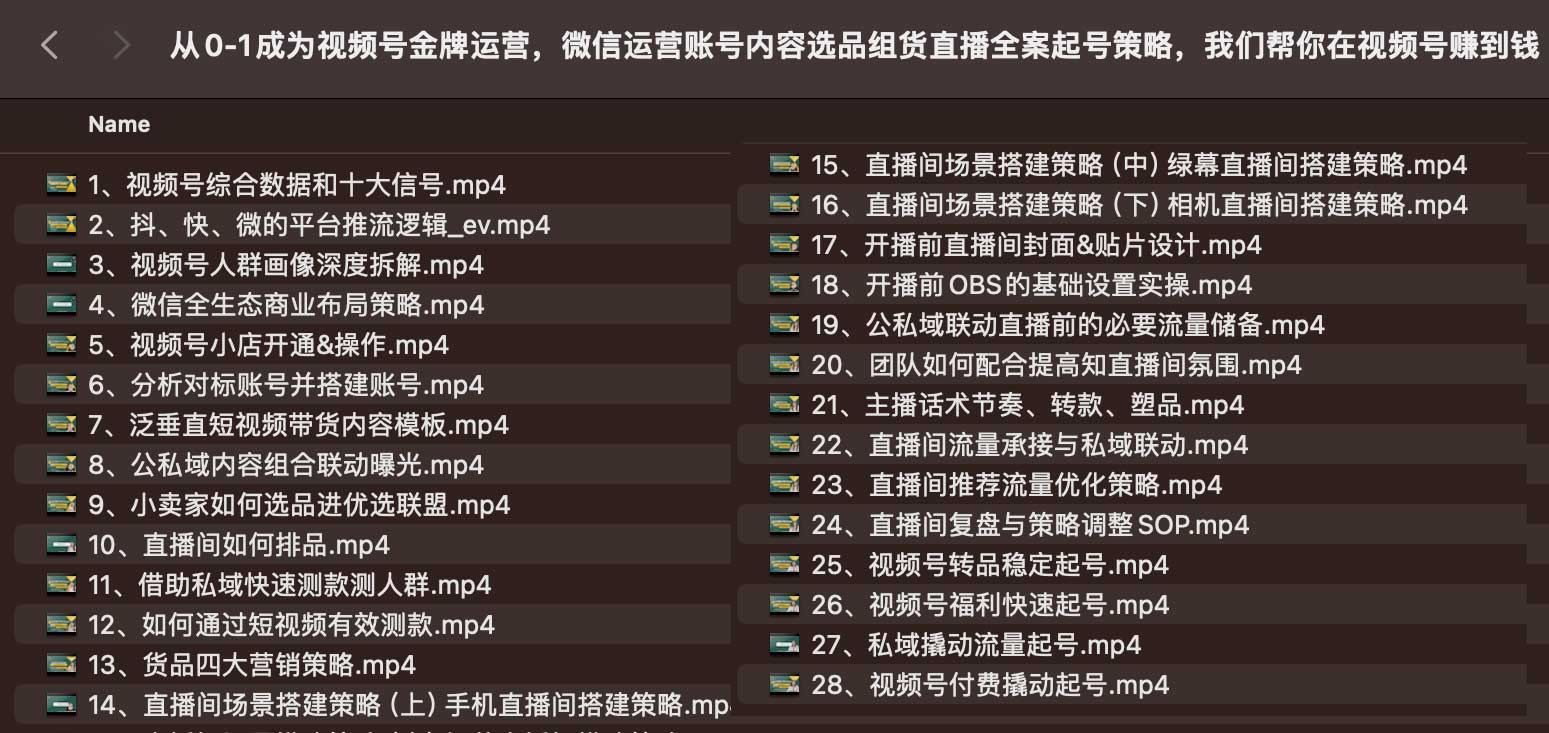 从0-1成为视频号金牌运营-致享TOP-SHARE