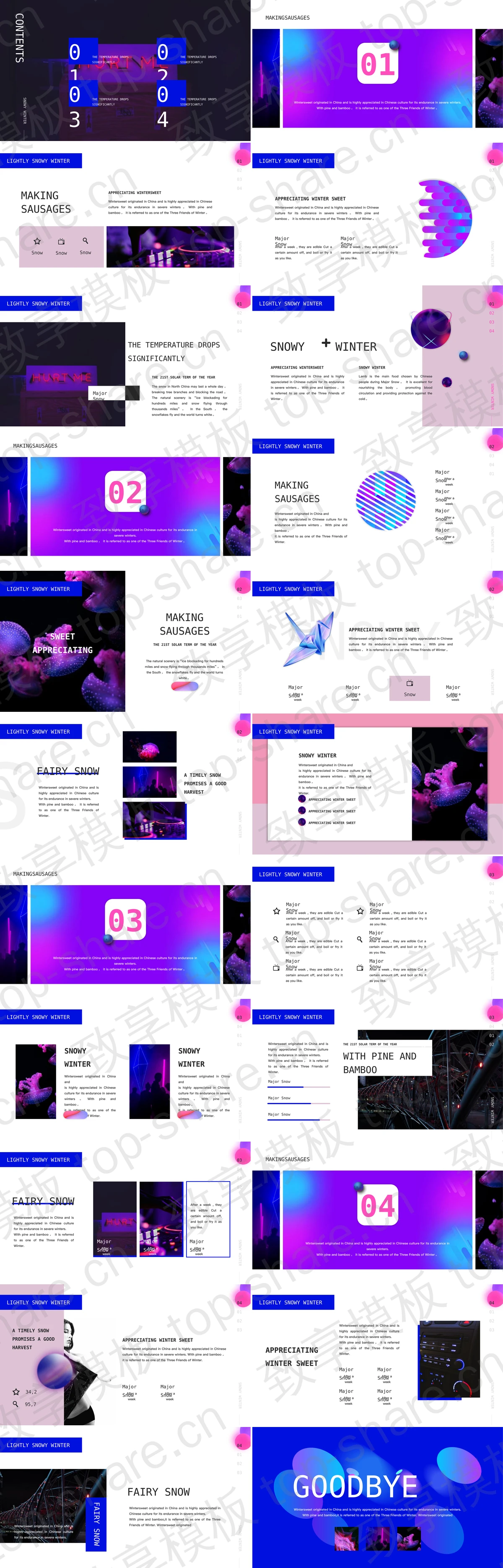 图片[2]-粉色欧美风商务汇报PPT模板 - 致享TOP-SHARE-致享TOP-SHARE