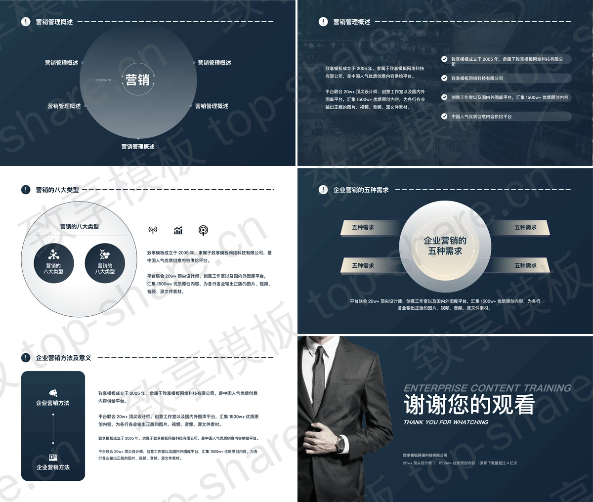 图片[2]-西装白领背景的企业营销案例分析PPT模板 - 致享TOP-SHARE-致享TOP-SHARE