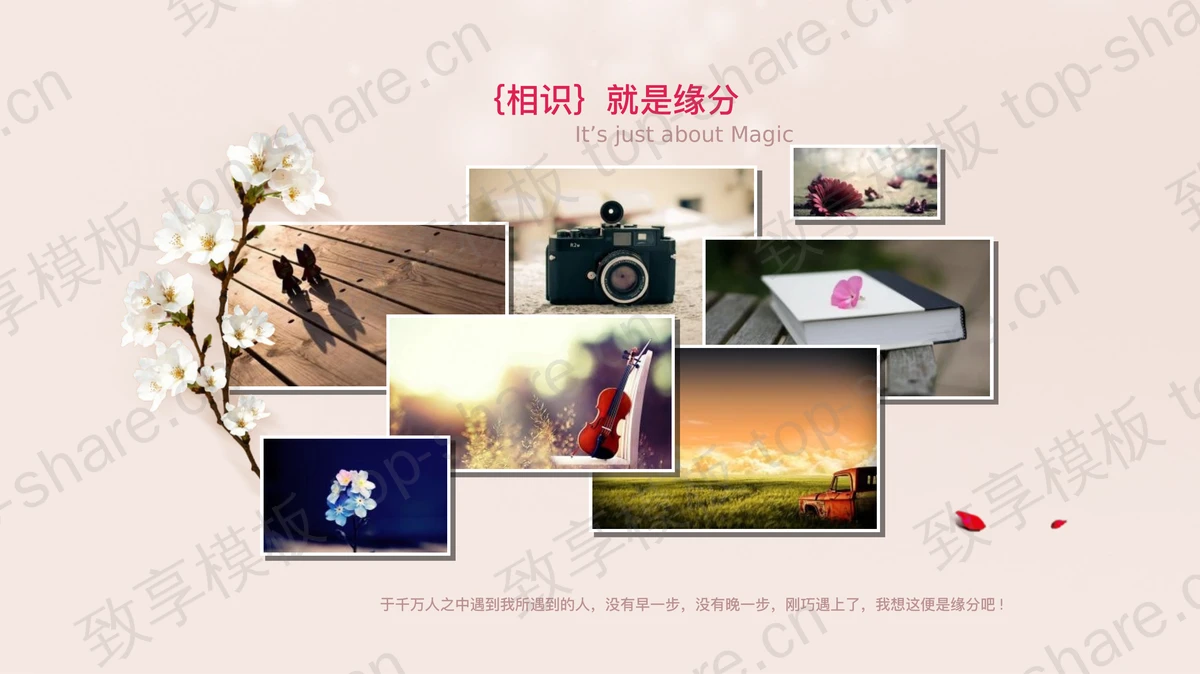 “大嫁光临”婚礼纪念图册PPT模板-致享TOP-SHARE