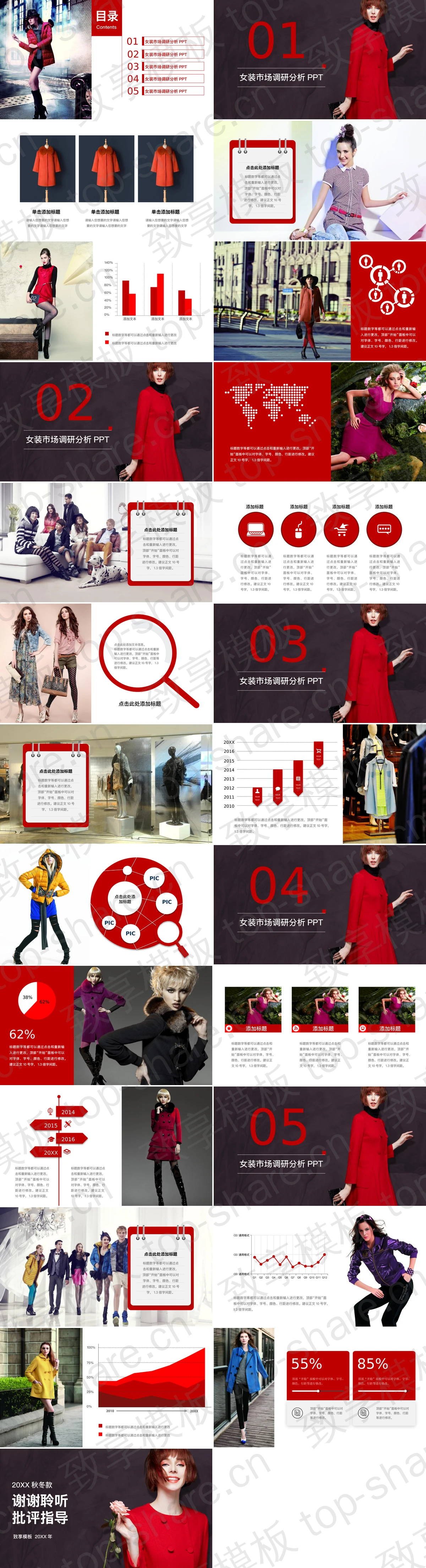 图片[2]-欧美时尚女装行业调研分析PPT模板 - 致享TOP-SHARE-致享TOP-SHARE