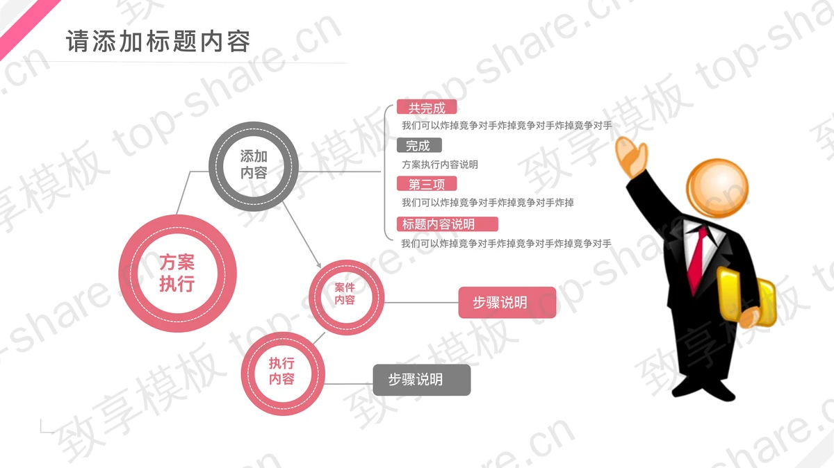 粉色时尚女装产品展示PPT模板-致享TOP-SHARE