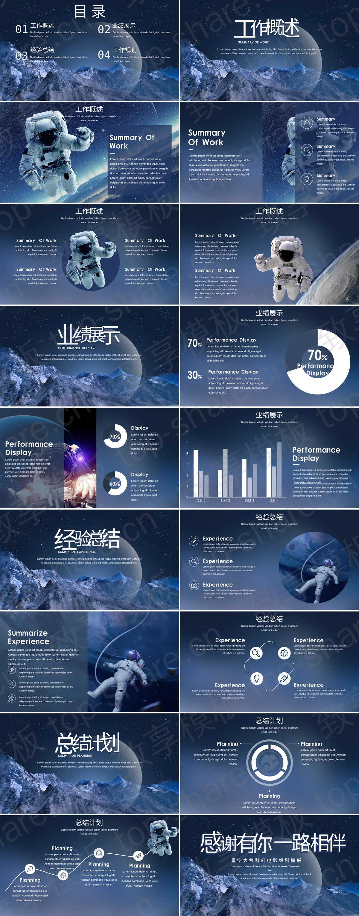 图片[2]-蓝色群山星空背景的“带着地球去流浪”大气科幻工作总结汇报PPT模板 - 致享TOP-SHARE-致享TOP-SHARE