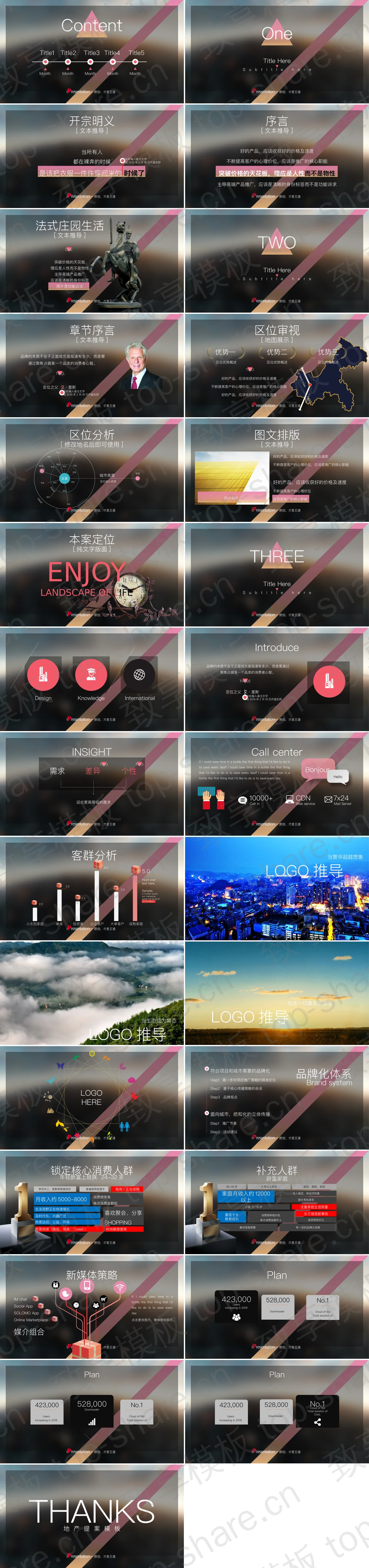 图片[2]-iOS风格的房地产项目展示汇报PPT下载 - 致享TOP-SHARE-致享TOP-SHARE