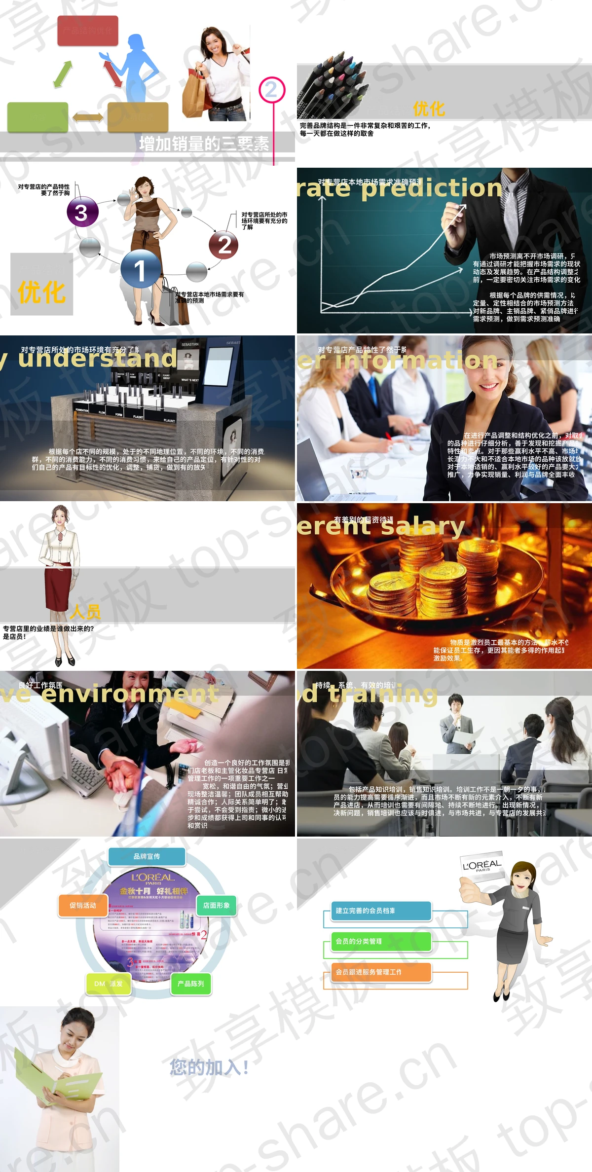 图片[2]-欧莱雅美容化妆品PPT模板下载 - 致享TOP-SHARE-致享TOP-SHARE