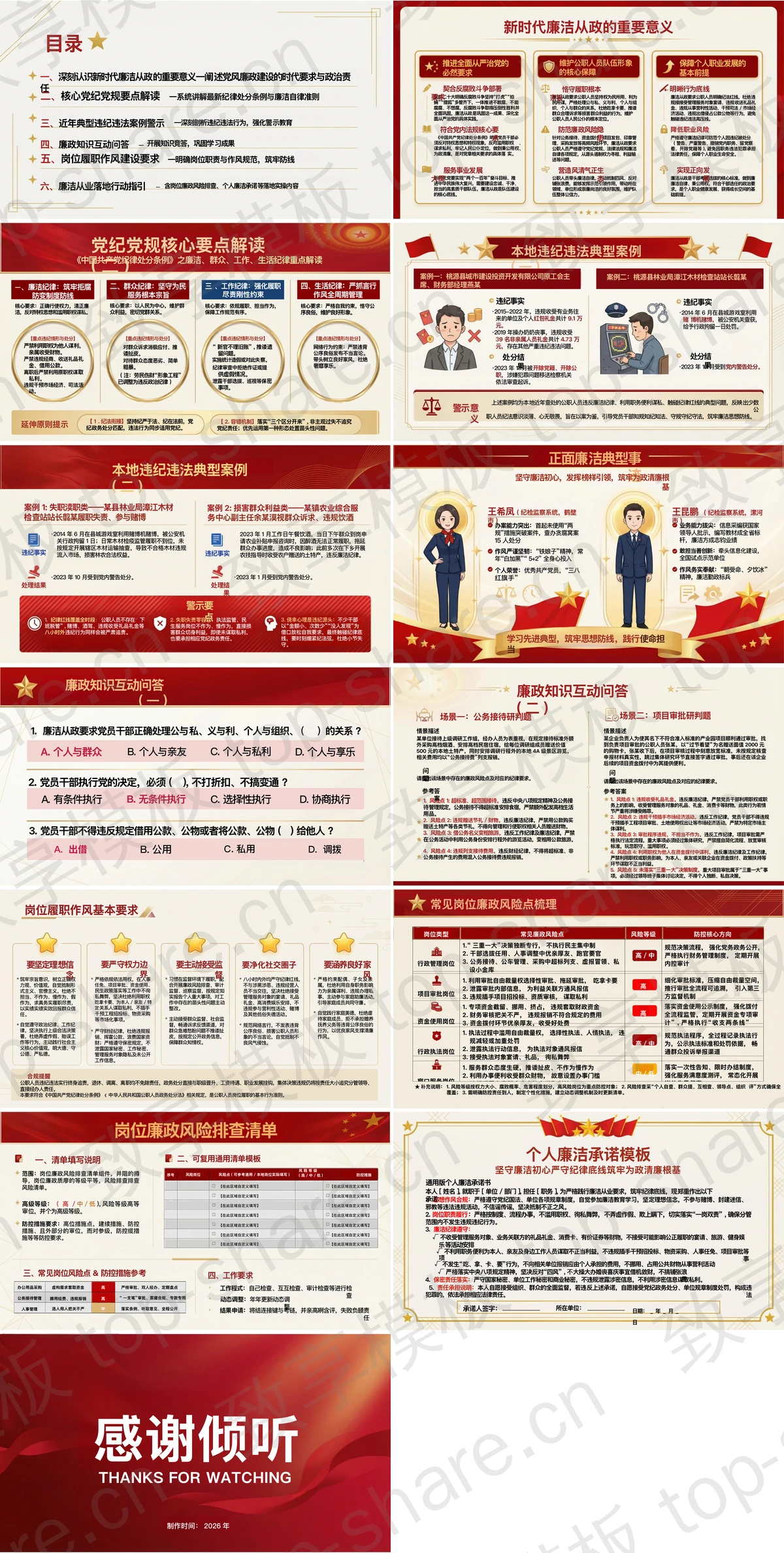 图片[2]-严守纪律规矩筑牢廉政防线PPT下载 - 致享TOP-SHARE-致享TOP-SHARE