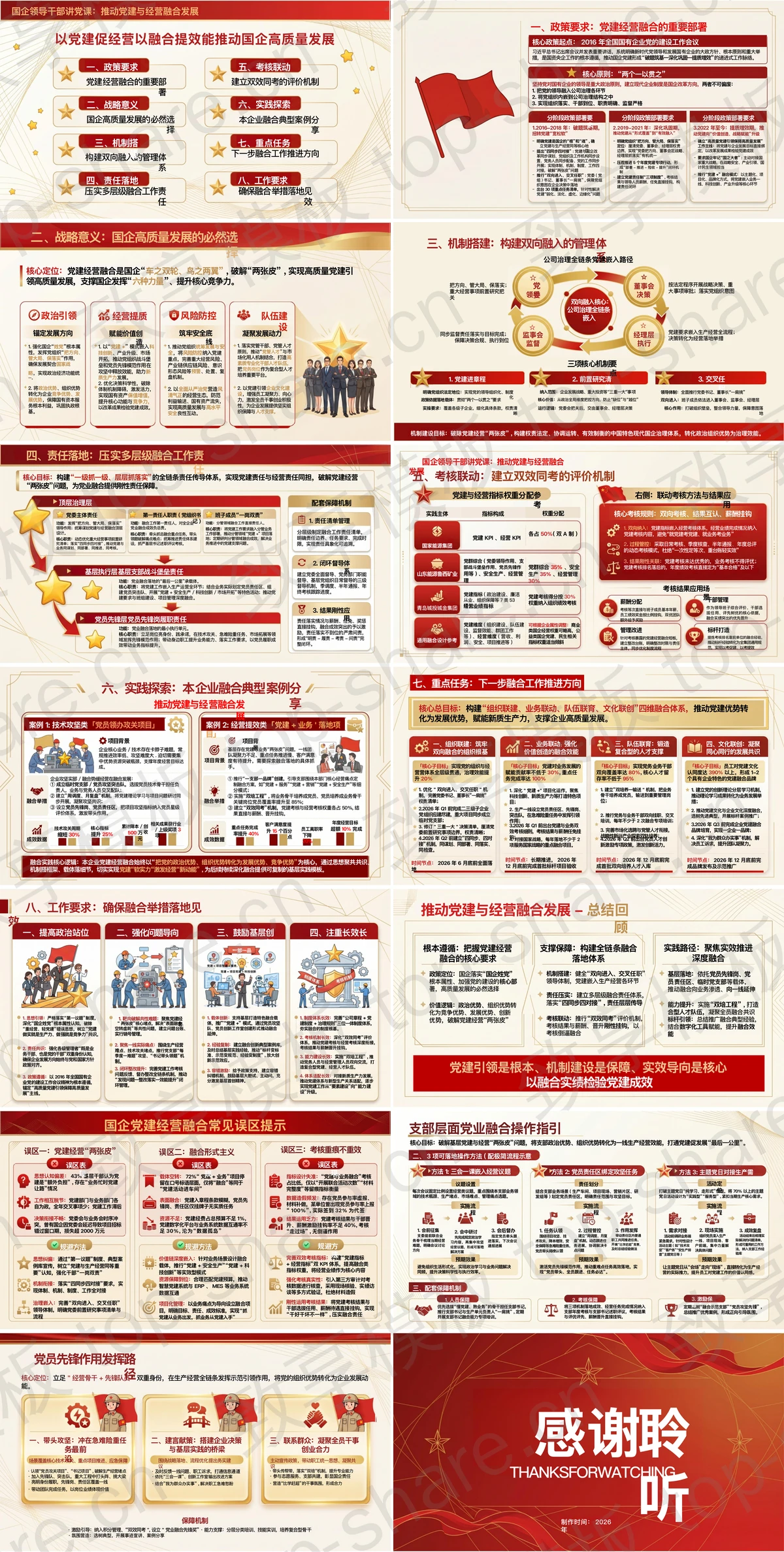 图片[2]-推动党建与经营融合发展PPT模板下载 - 致享TOP-SHARE-致享TOP-SHARE