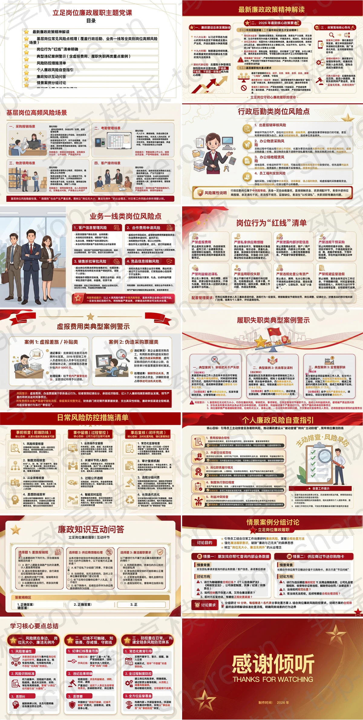图片[2]-立足岗位守初心廉政履职担使命PPT下载 - 致享TOP-SHARE-致享TOP-SHARE