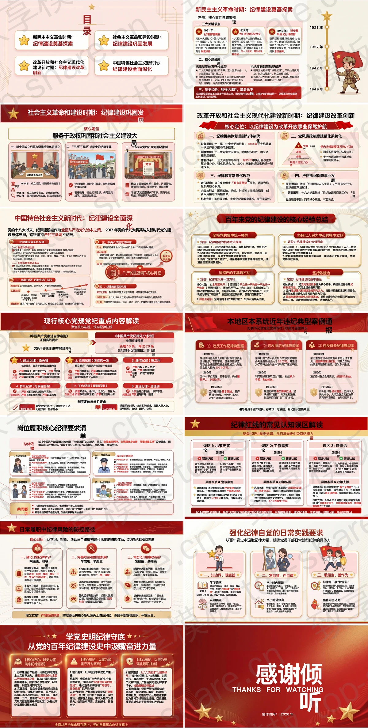 图片[2]-从百年党史中汲取纪律力量PPT下载 - 致享TOP-SHARE-致享TOP-SHARE