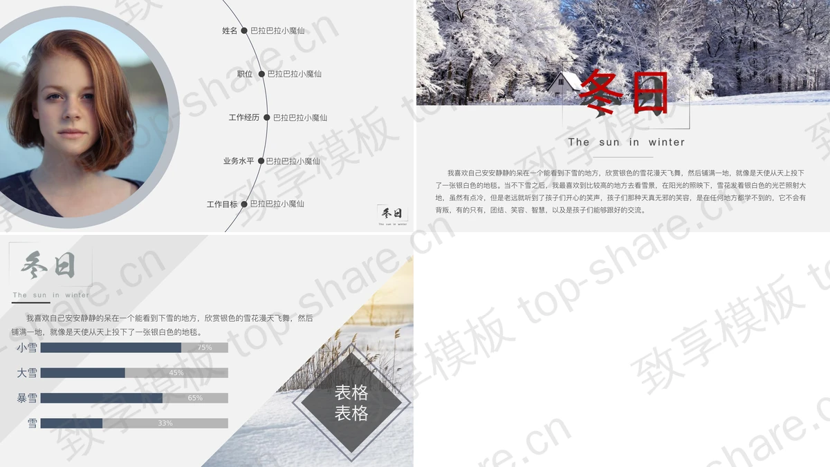 图片[2]-冬季风景背景自然风光幻灯片模板下载 - 致享TOP-SHARE-致享TOP-SHARE