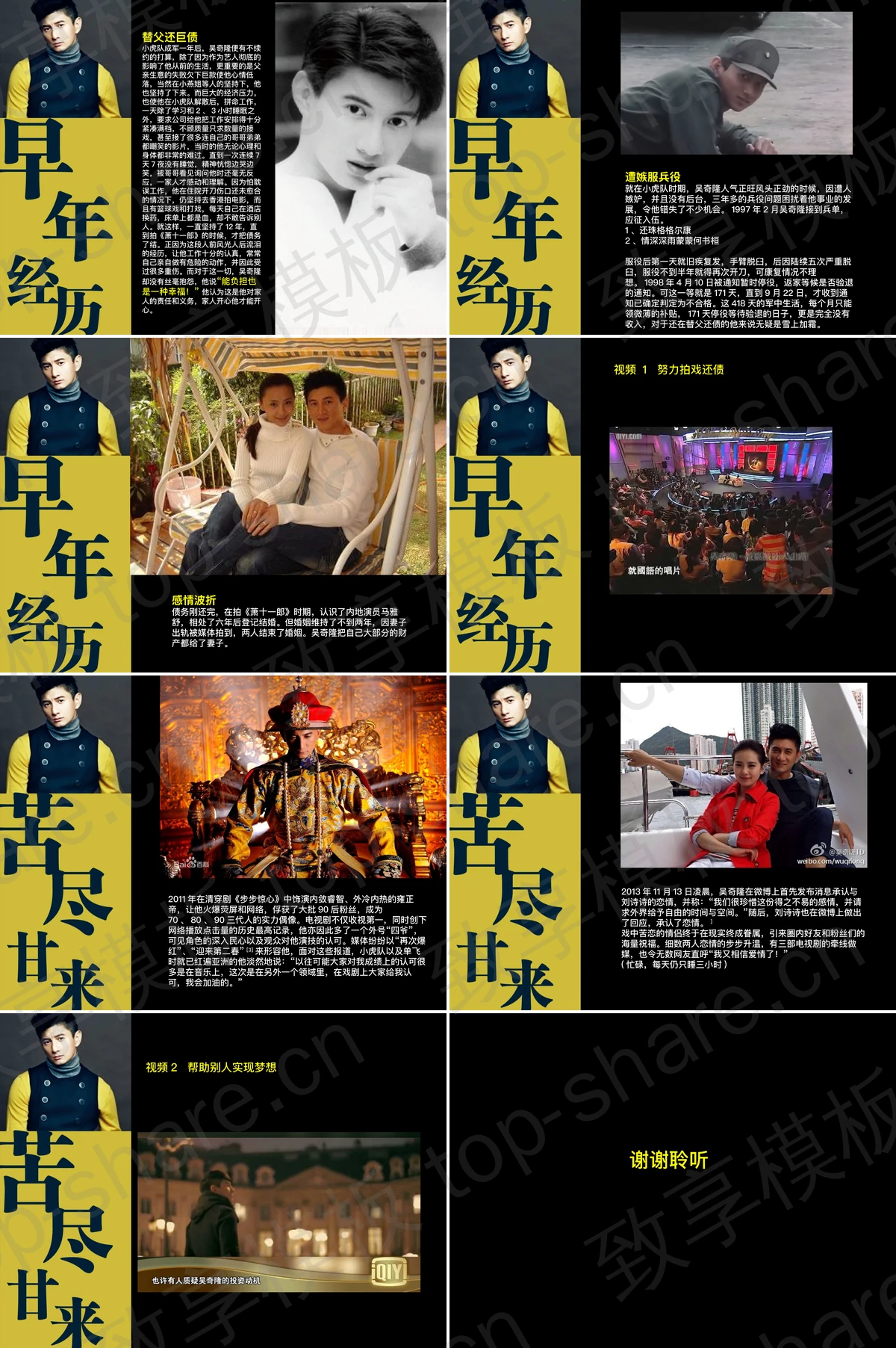 图片[2]-《吴奇隆的励志人生》PPT下载 - 致享TOP-SHARE-致享TOP-SHARE