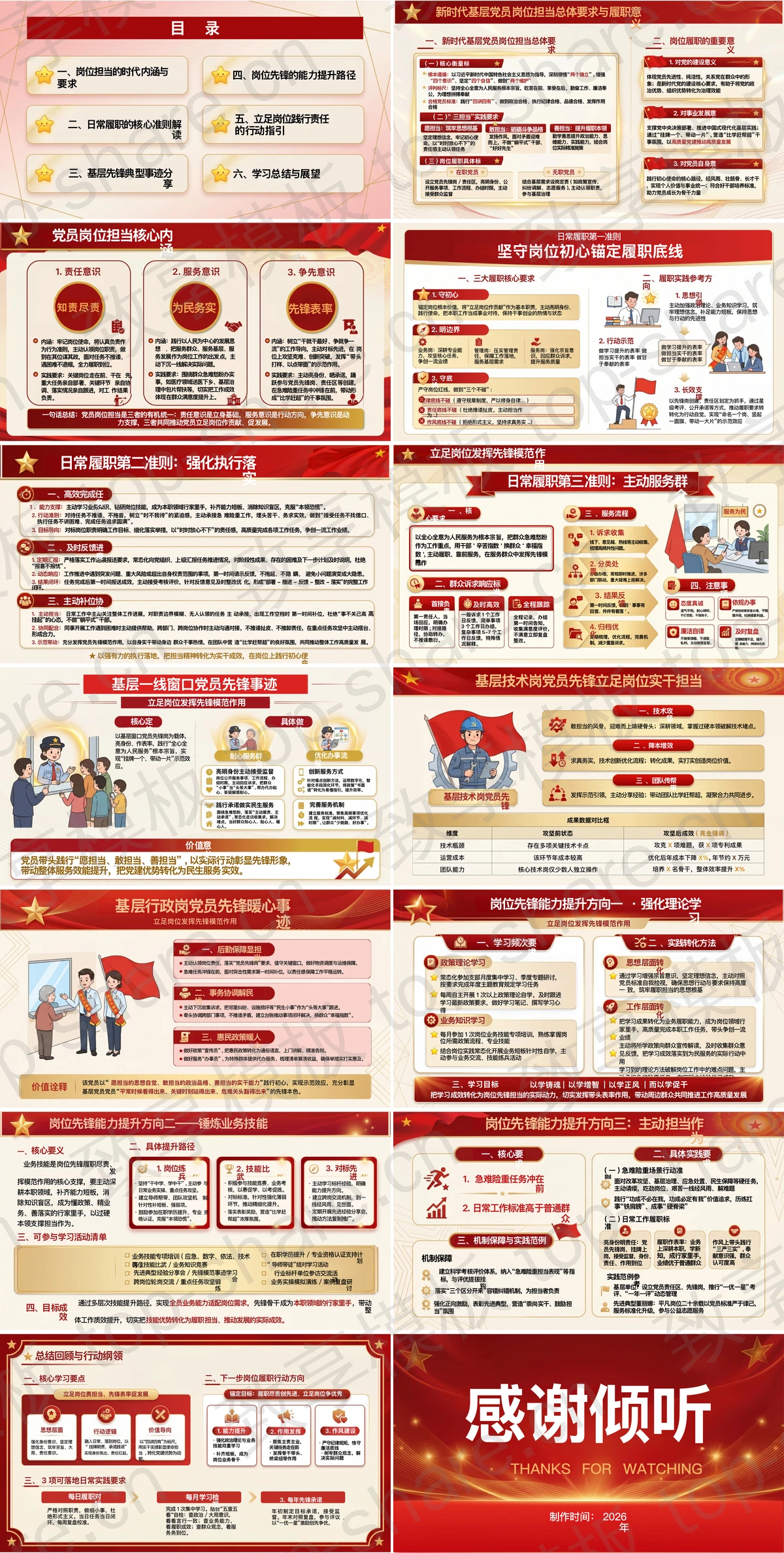图片[2]-立足岗位发挥先锋模范作用PPT下载 - 致享TOP-SHARE-致享TOP-SHARE