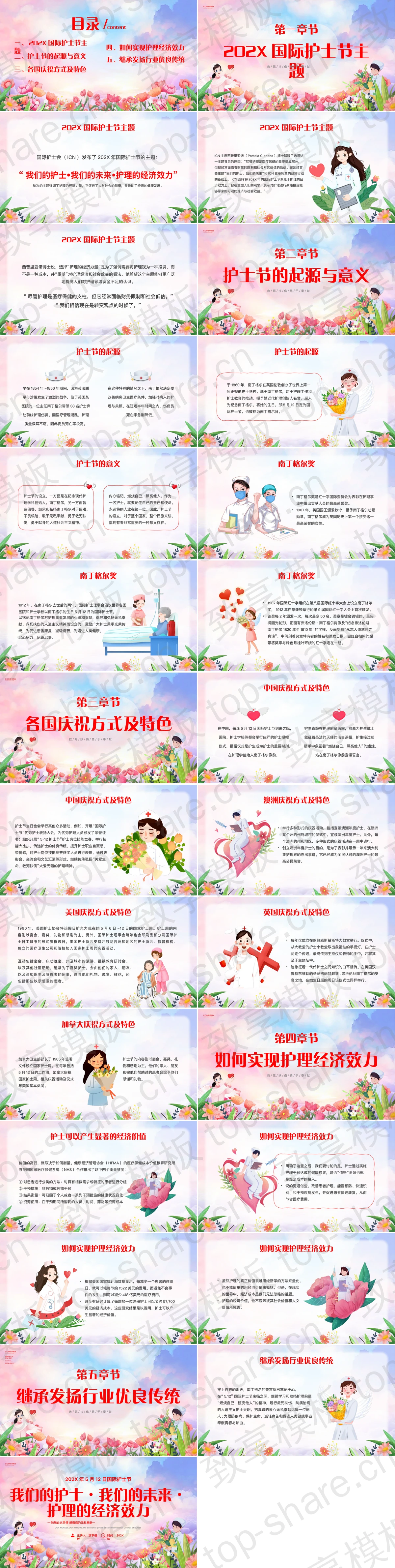 图片[2]-彩色512国际护士节主题活动PPT模板 - 致享TOP-SHARE-致享TOP-SHARE