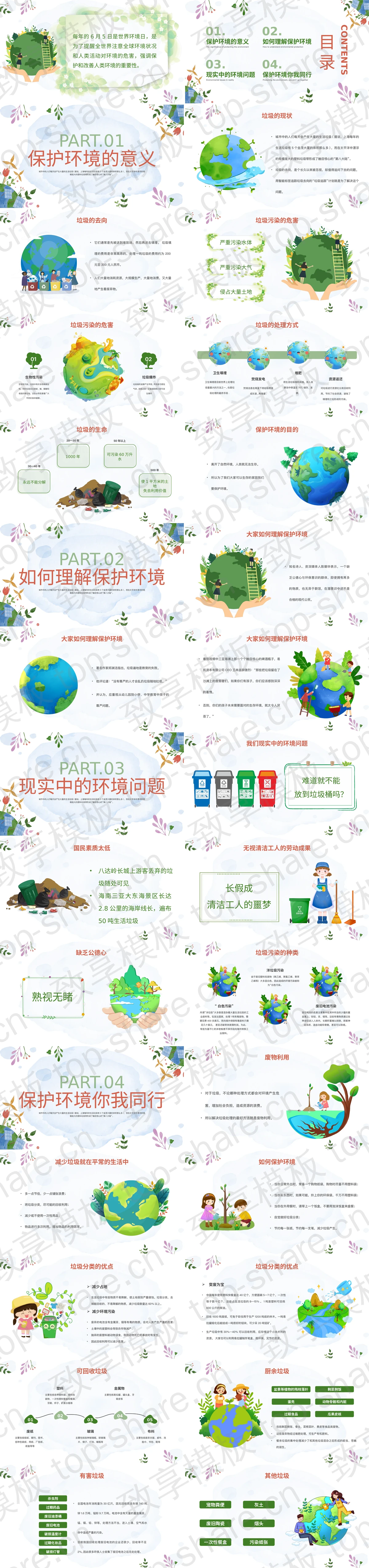 图片[2]-“保护环境你我同行”世界环境日环境保护主题班会PPT模板下载 - 致享TOP-SHARE-致享TOP-SHARE