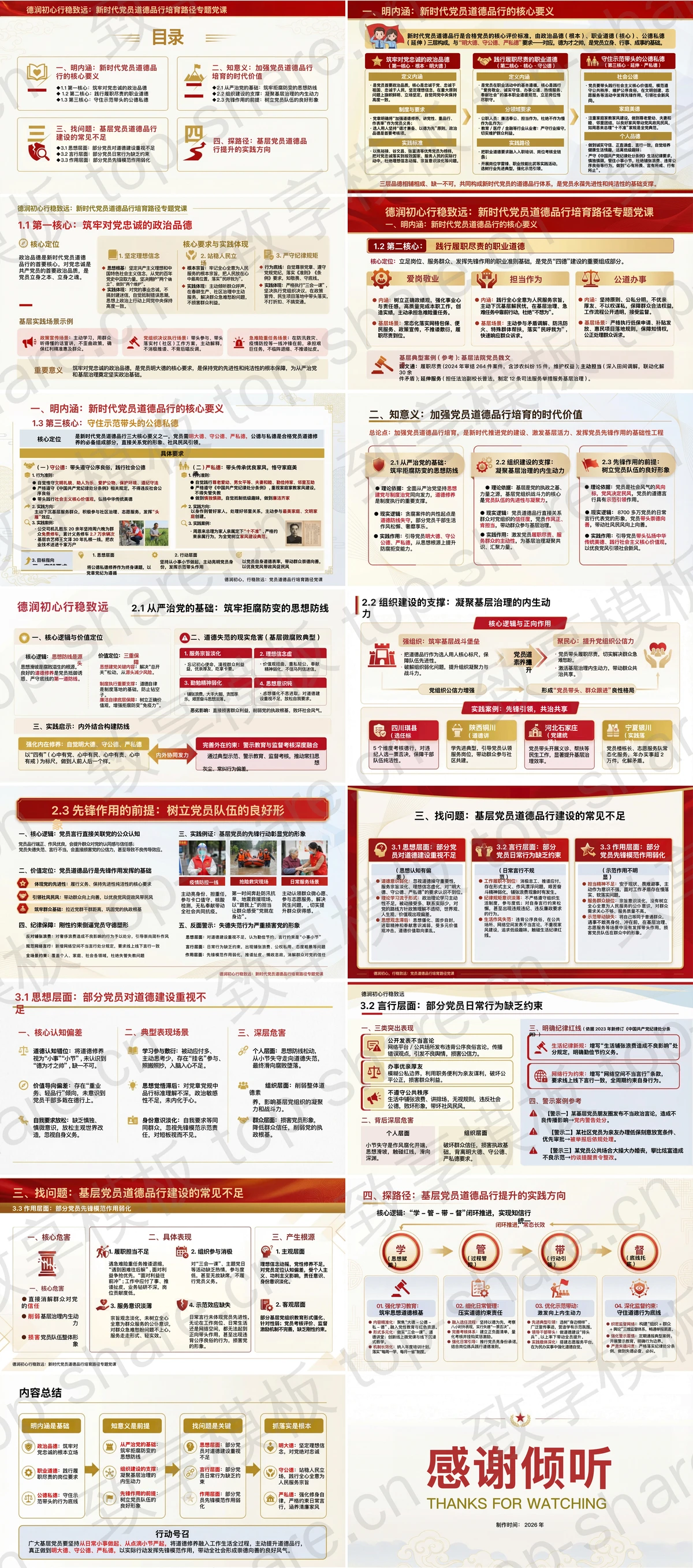 图片[2]-德润初心行稳致远党员道德品行培育路径PPT下载 - 致享TOP-SHARE-致享TOP-SHARE