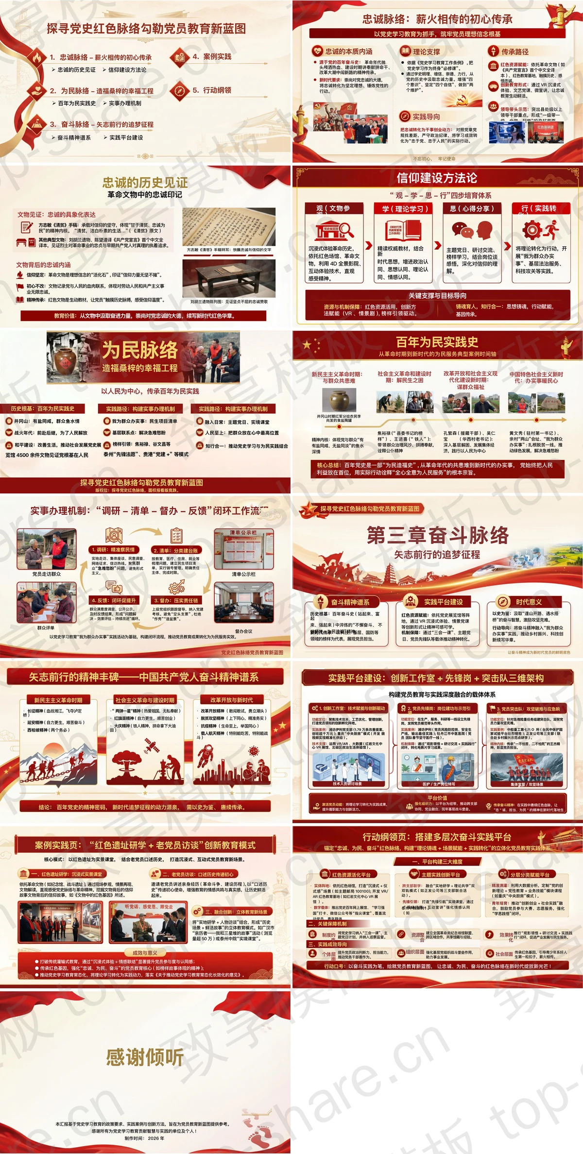 图片[2]-探寻红色脉络勾勒党员教育新蓝图PPT下载 - 致享TOP-SHARE-致享TOP-SHARE