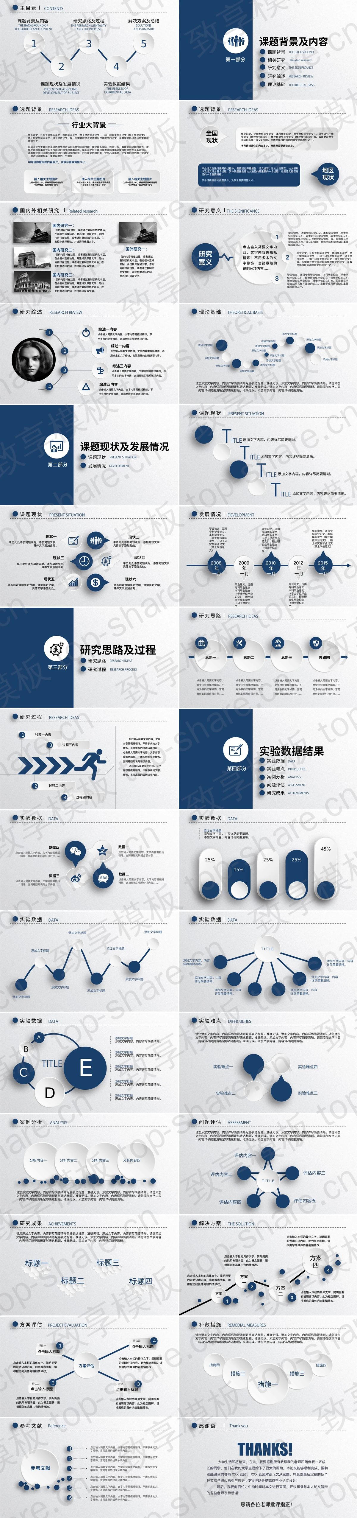 图片[2]-精美动态手势背景的毕业论文答辩PPT模板 - 致享TOP-SHARE-致享TOP-SHARE