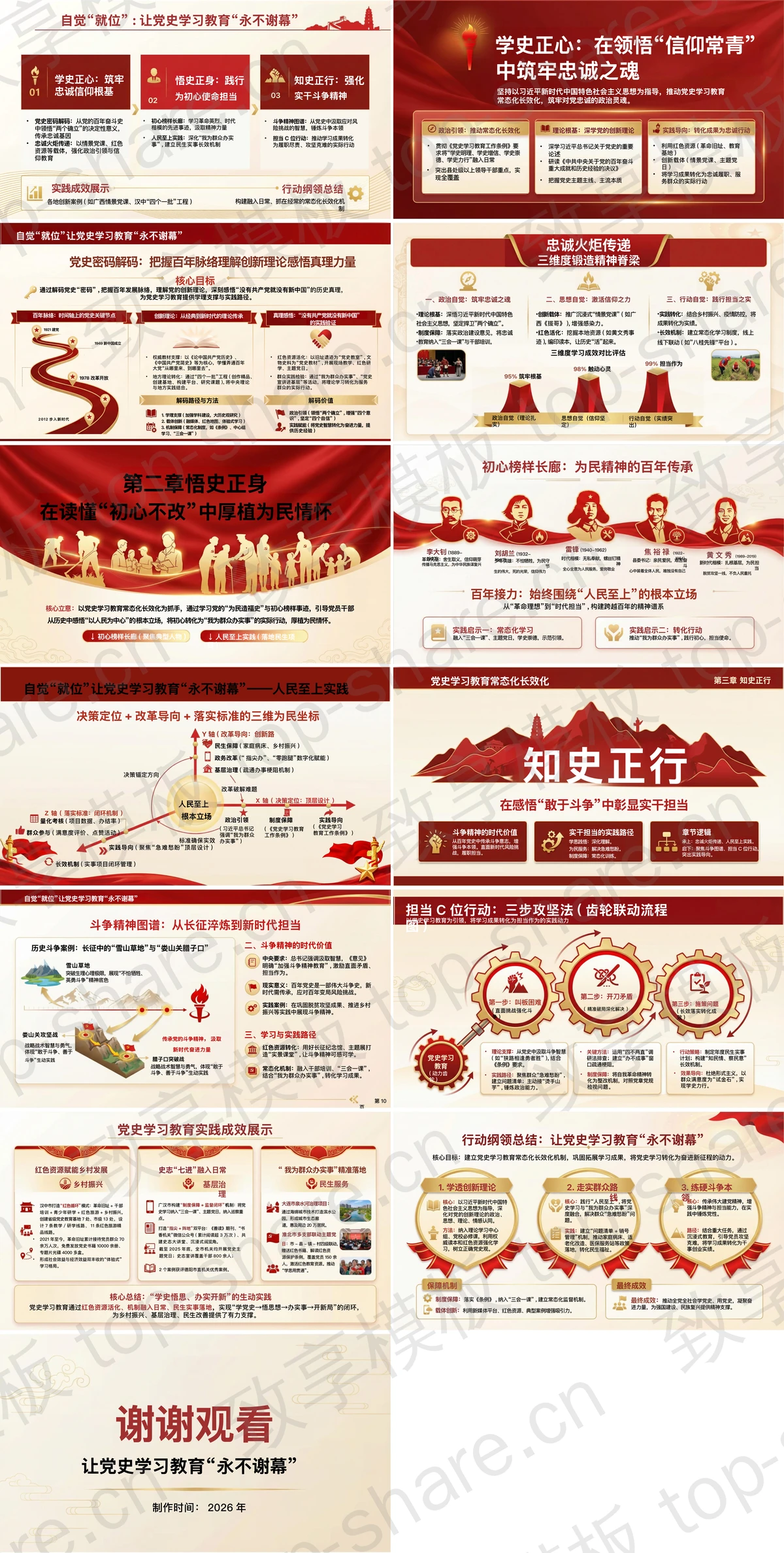 图片[2]-让党史学习教育“永不谢幕”PPT下载 - 致享TOP-SHARE-致享TOP-SHARE