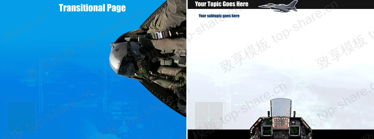 图片[2]-战斗机背景军事PPT模板下载 - 致享TOP-SHARE-致享TOP-SHARE