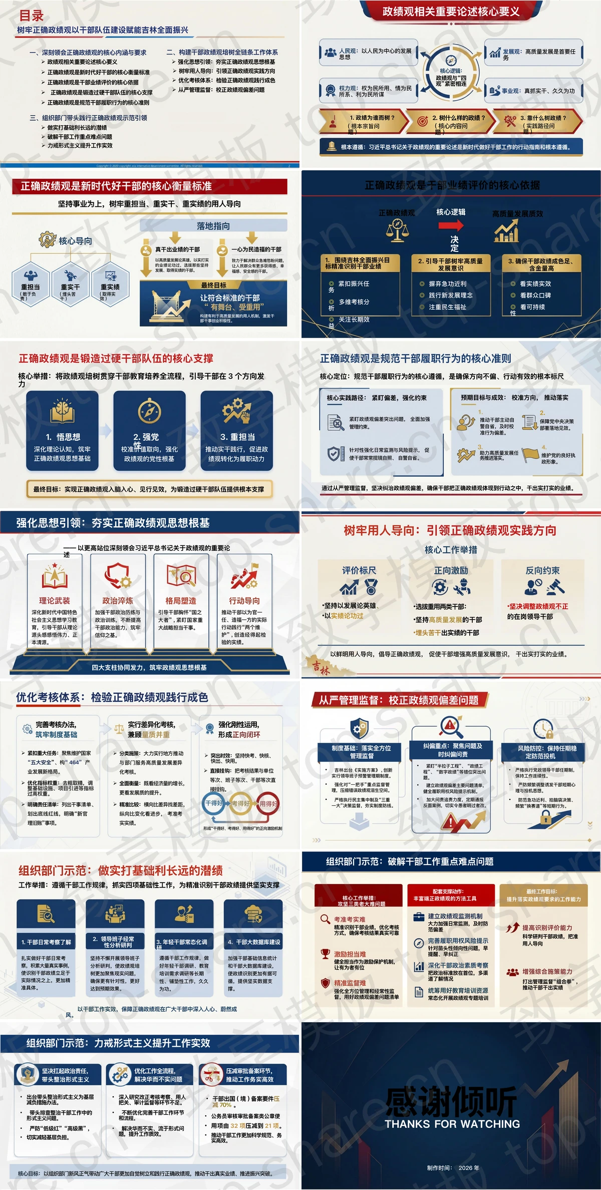 图片[2]-树牢正确政绩观以干部队伍建设赋能PPT下载 - 致享TOP-SHARE-致享TOP-SHARE