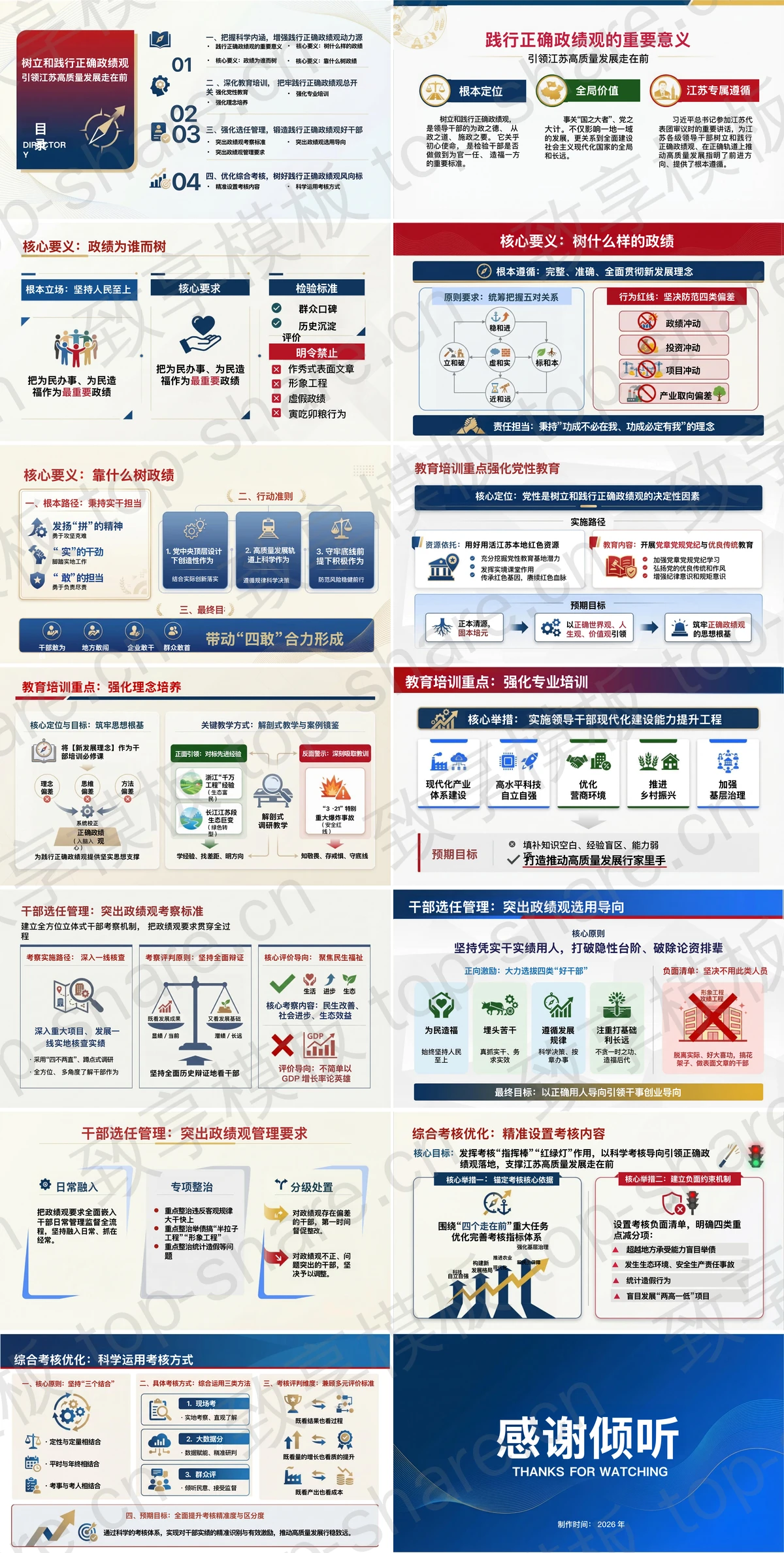 图片[2]-树立和践行正确政绩观引领高质量发展走在前PPT下载 - 致享TOP-SHARE-致享TOP-SHARE