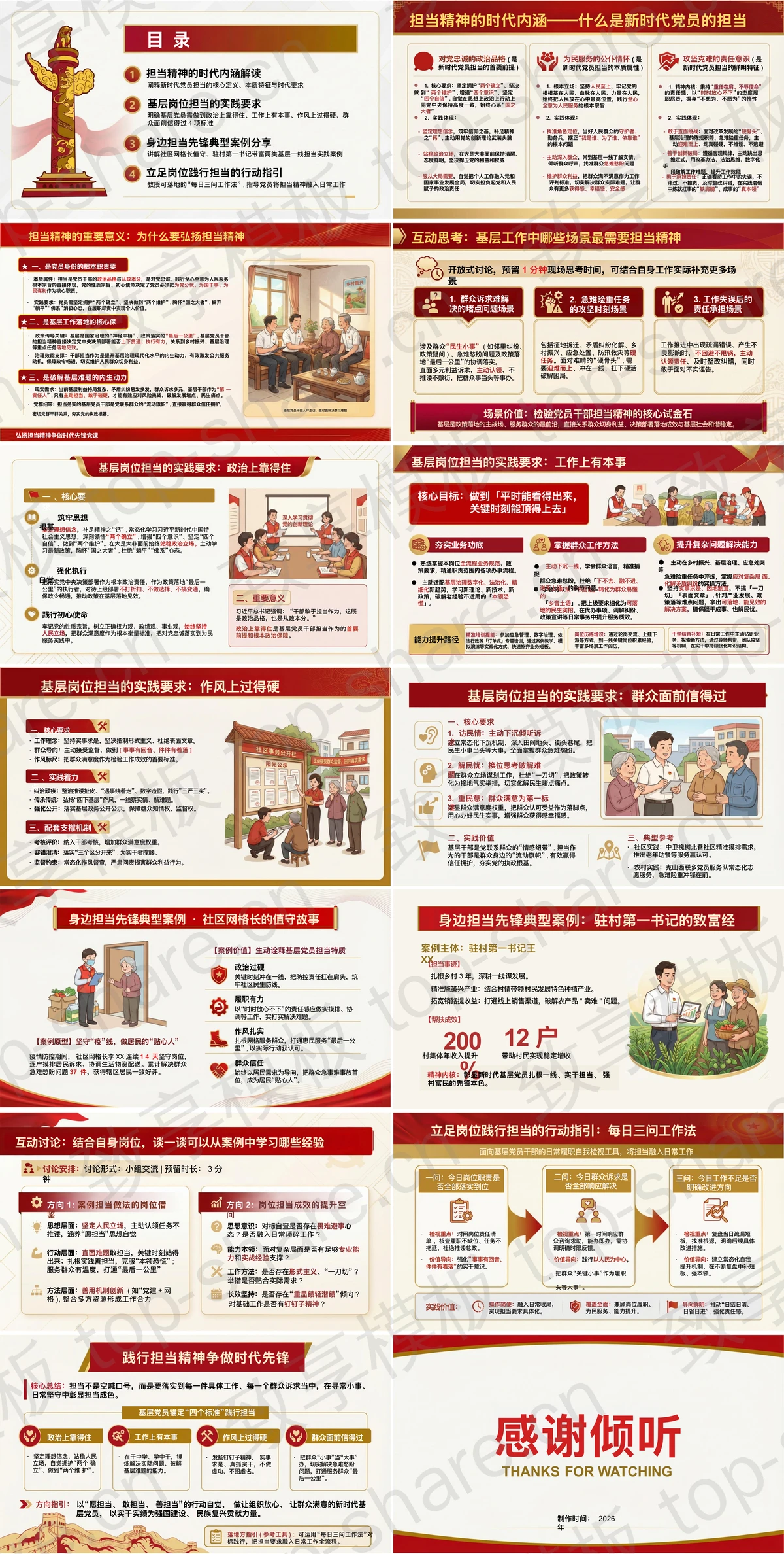 图片[2]-弘扬担当精神争做时代先锋PPT下载 - 致享TOP-SHARE-致享TOP-SHARE