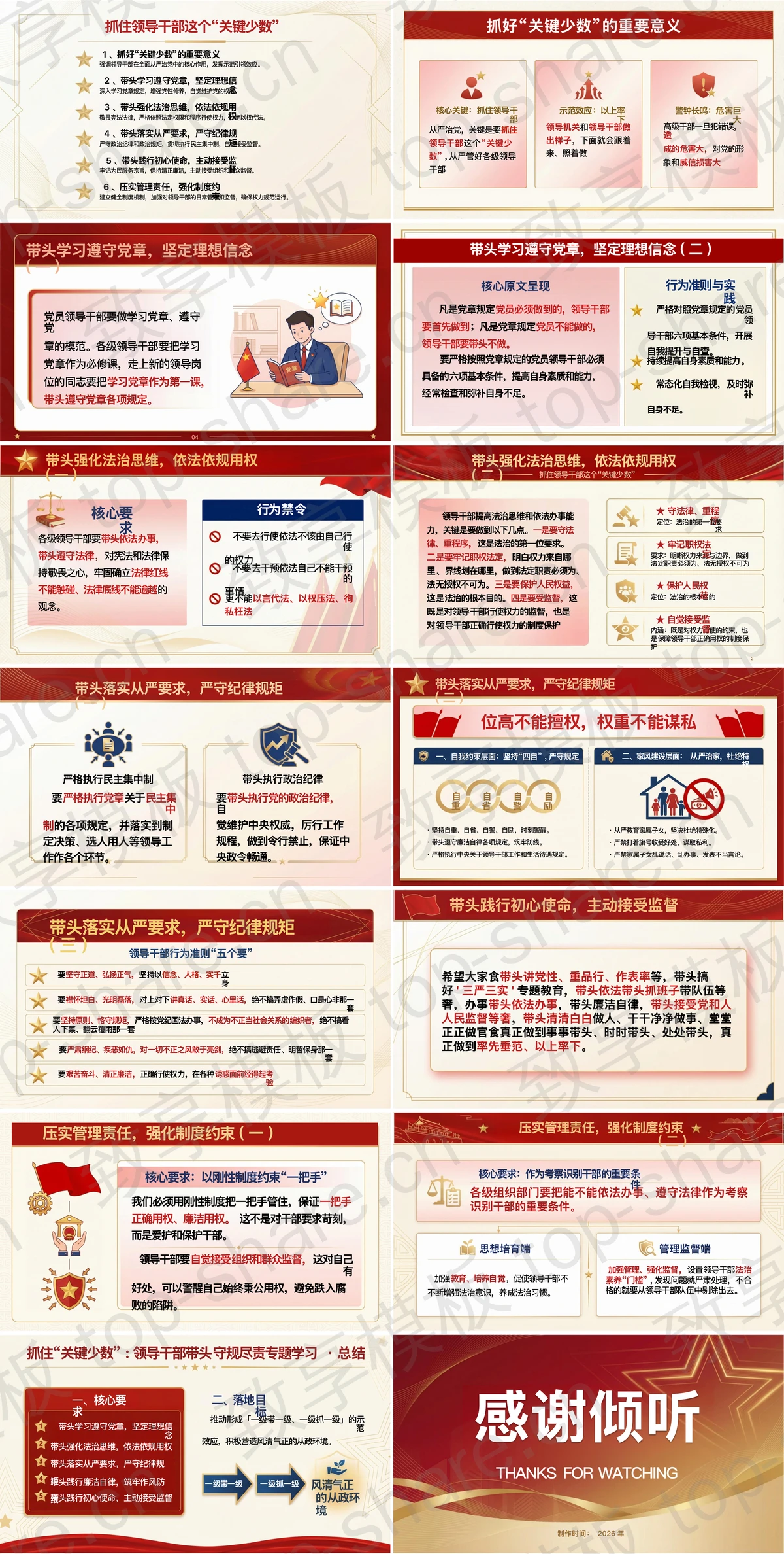 图片[2]-抓住关键少数带头守规尽责PPT下载 - 致享TOP-SHARE-致享TOP-SHARE
