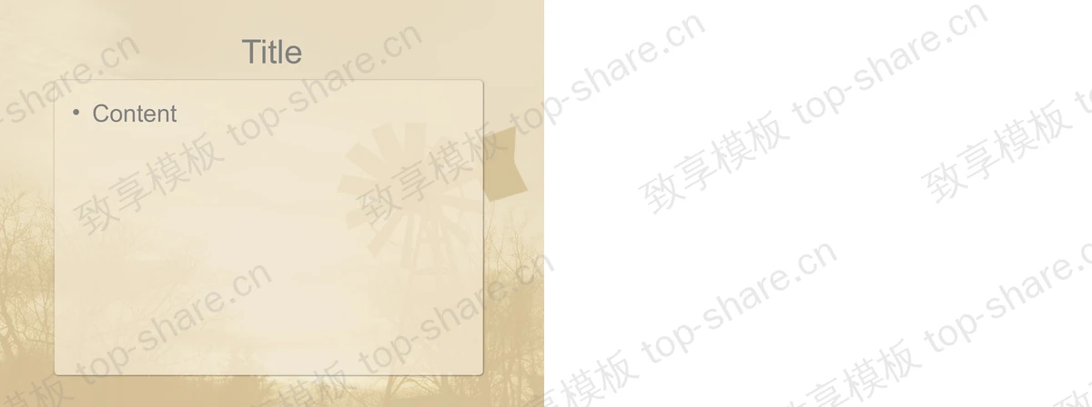 图片[2]-冬季的早晨自然风景PPT模板下载 - 致享TOP-SHARE-致享TOP-SHARE