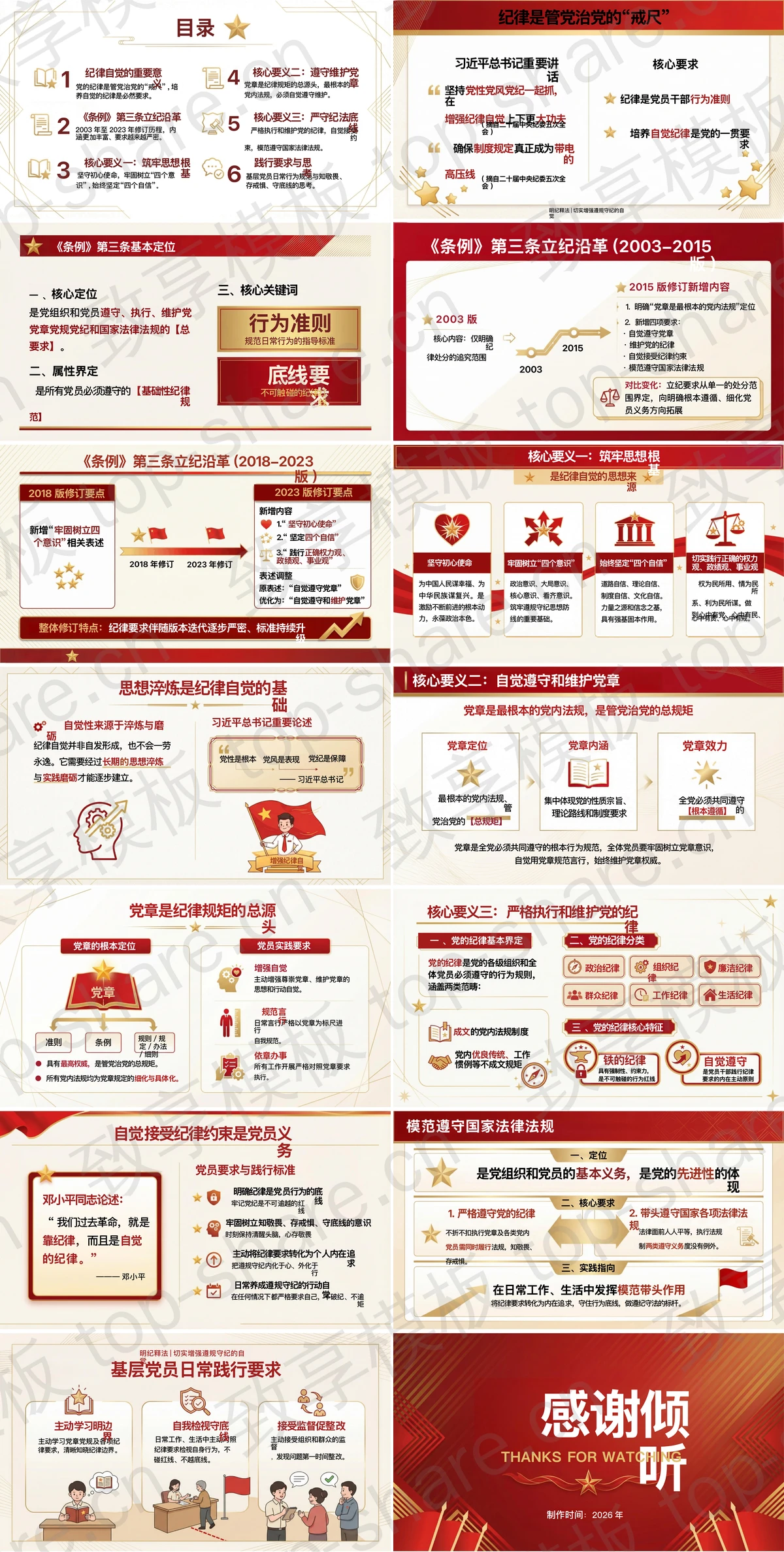 图片[2]-明纪释法切实增强遵规守纪自觉PPT下载 - 致享TOP-SHARE-致享TOP-SHARE