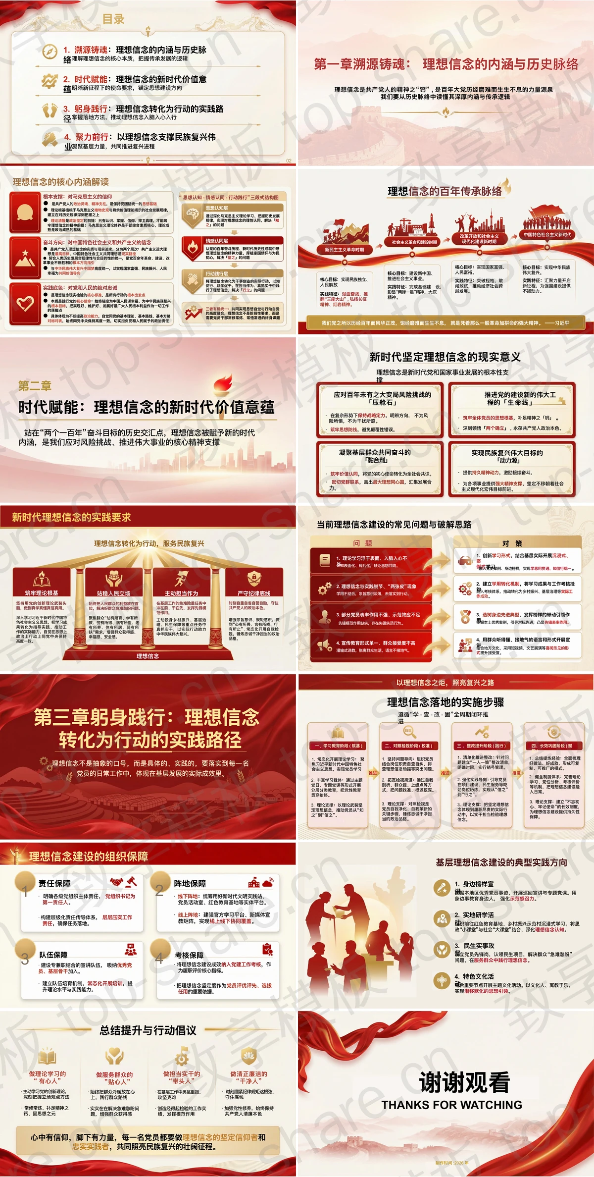 图片[2]-以理想信念之炬照亮复兴之路PPT下载 - 致享TOP-SHARE-致享TOP-SHARE