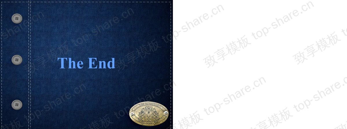 图片[2]-牛仔裤布料质感的母亲节幻灯片模板 - 致享TOP-SHARE-致享TOP-SHARE