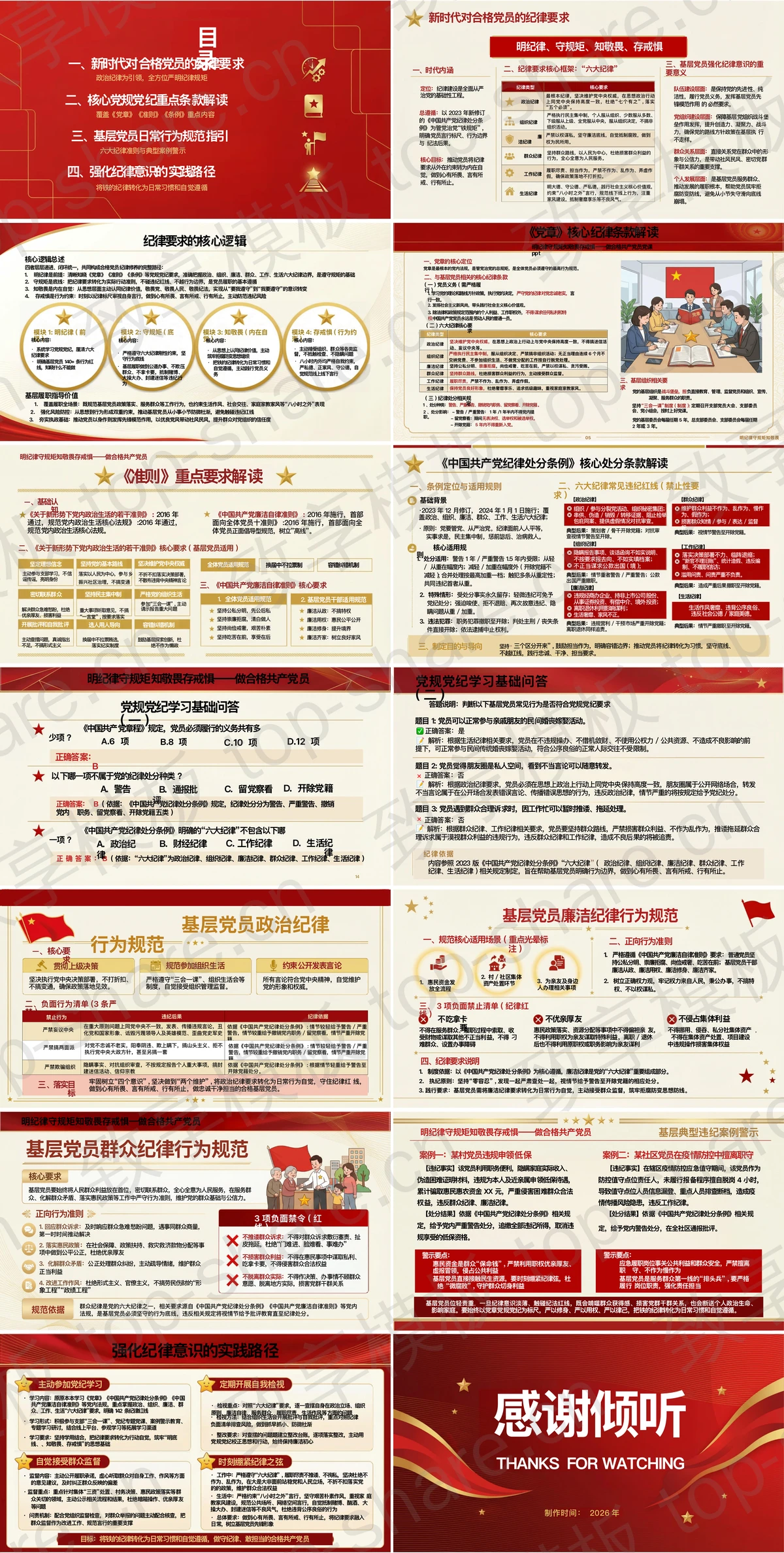 图片[2]-明纪律守规矩知敬畏存戒惧PPT下载 - 致享TOP-SHARE-致享TOP-SHARE
