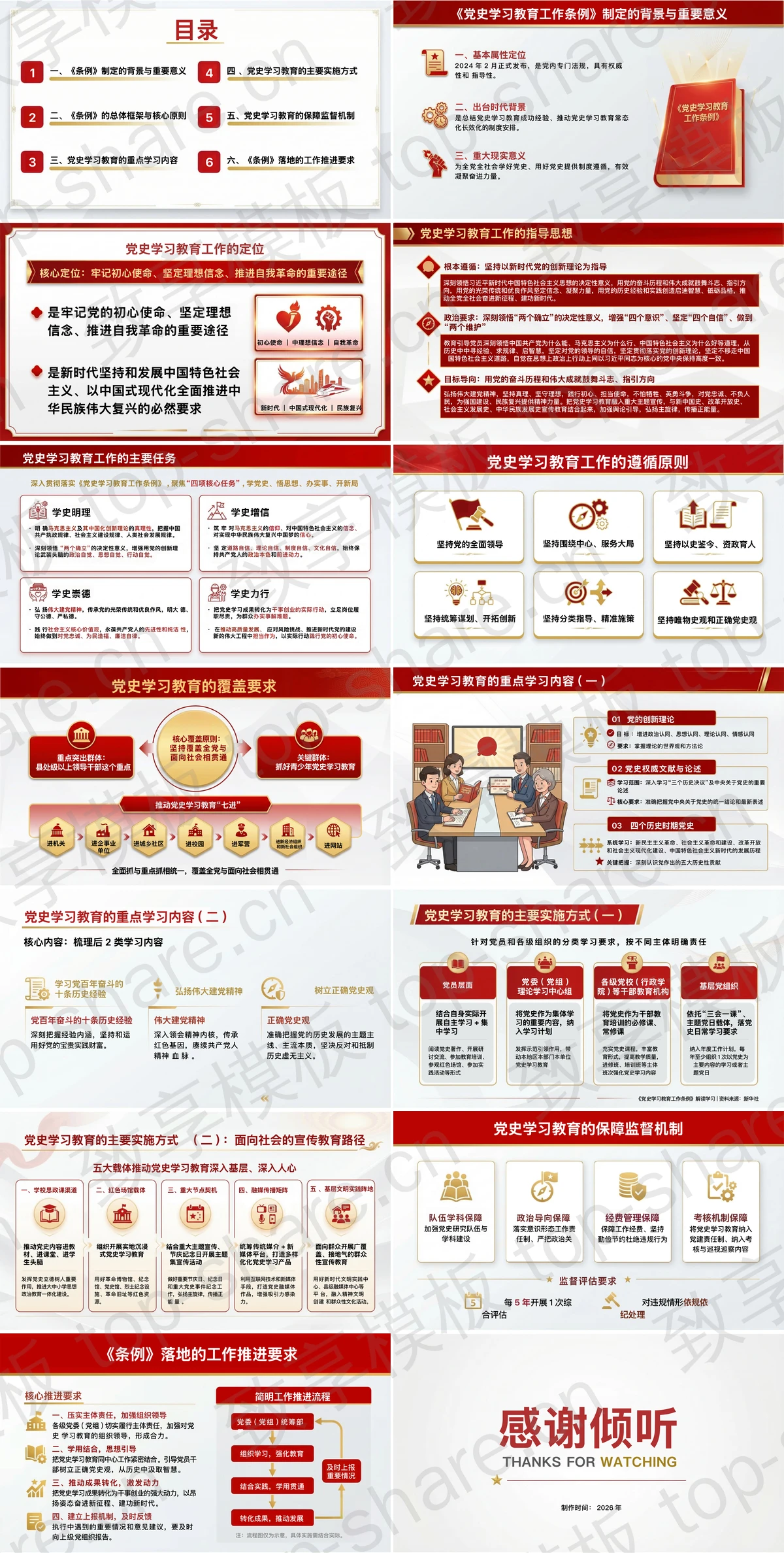 图片[2]-《党史学习教育工作条例》解读学习PPT下载 - 致享TOP-SHARE-致享TOP-SHARE