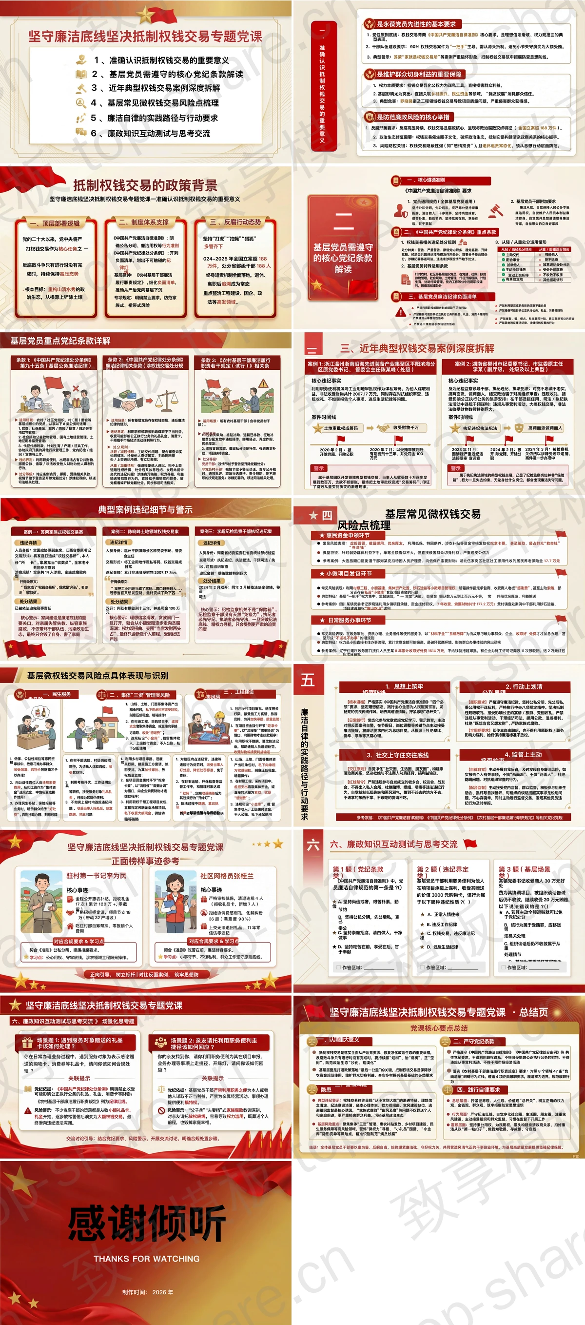 图片[2]-坚守廉洁底线坚决抵制权钱交易PPT下载 - 致享TOP-SHARE-致享TOP-SHARE