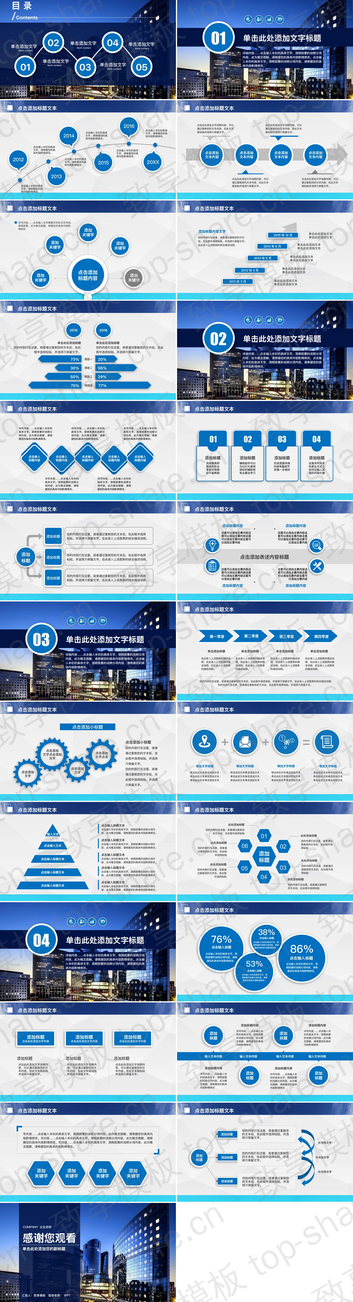 图片[2]-高楼大厦背景的商业融资计划书PPT模板 - 致享TOP-SHARE-致享TOP-SHARE