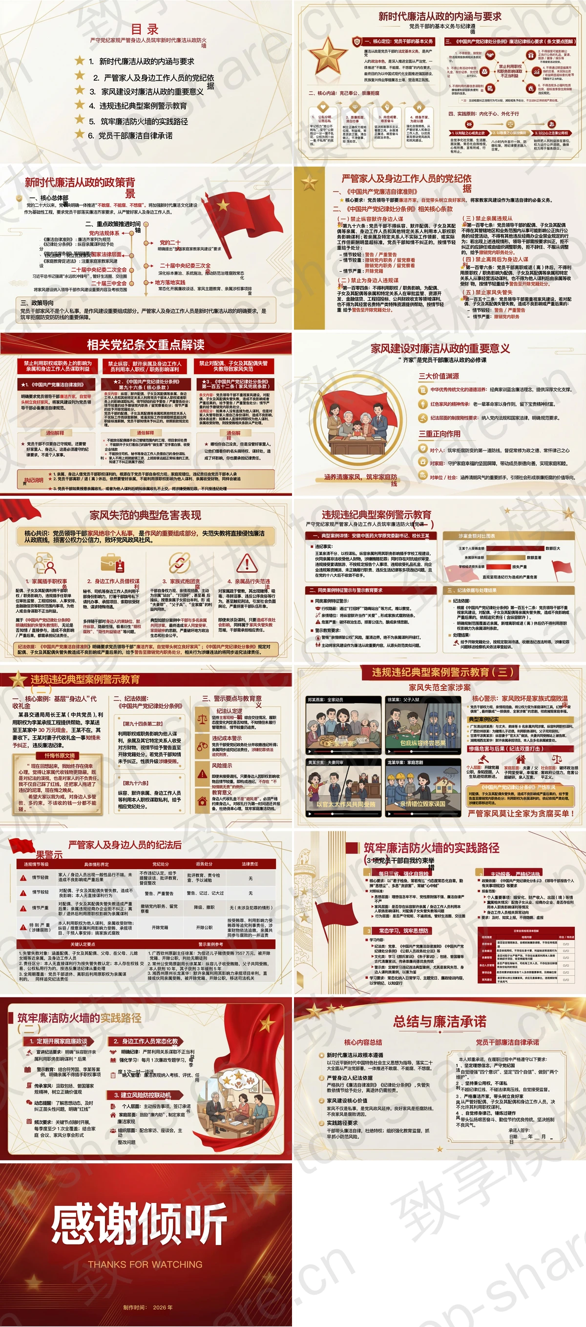 图片[2]-严守党纪家规严管身边人员筑牢廉洁防火墙PPT下载 - 致享TOP-SHARE-致享TOP-SHARE
