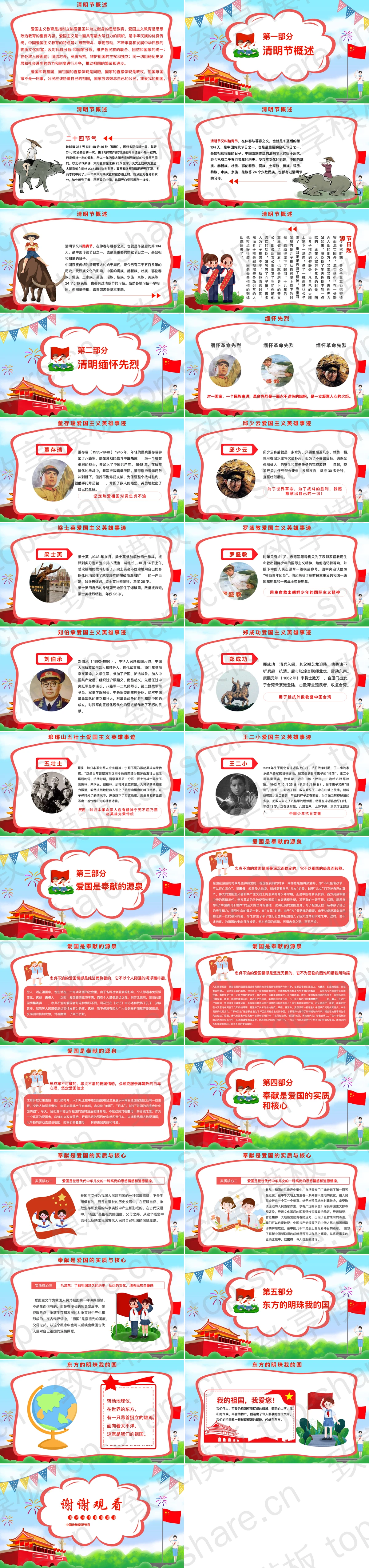 图片[2]-“清明祭英烈”缅怀先烈铭记历史清明节主题PPT模板 - 致享TOP-SHARE-致享TOP-SHARE