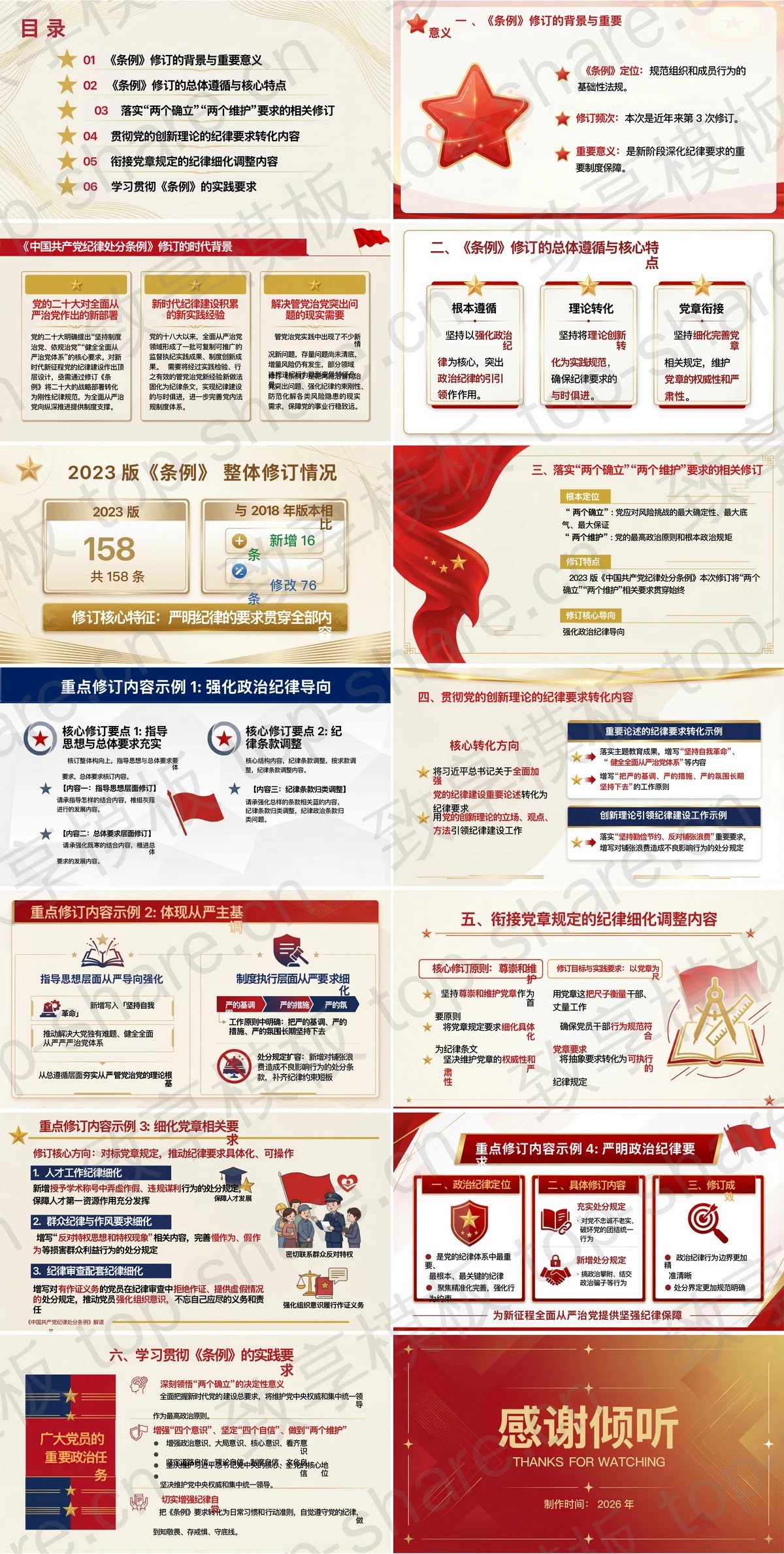 图片[2]-为新征程全面从严治党提供坚强纪律保障PPT下载 - 致享TOP-SHARE-致享TOP-SHARE