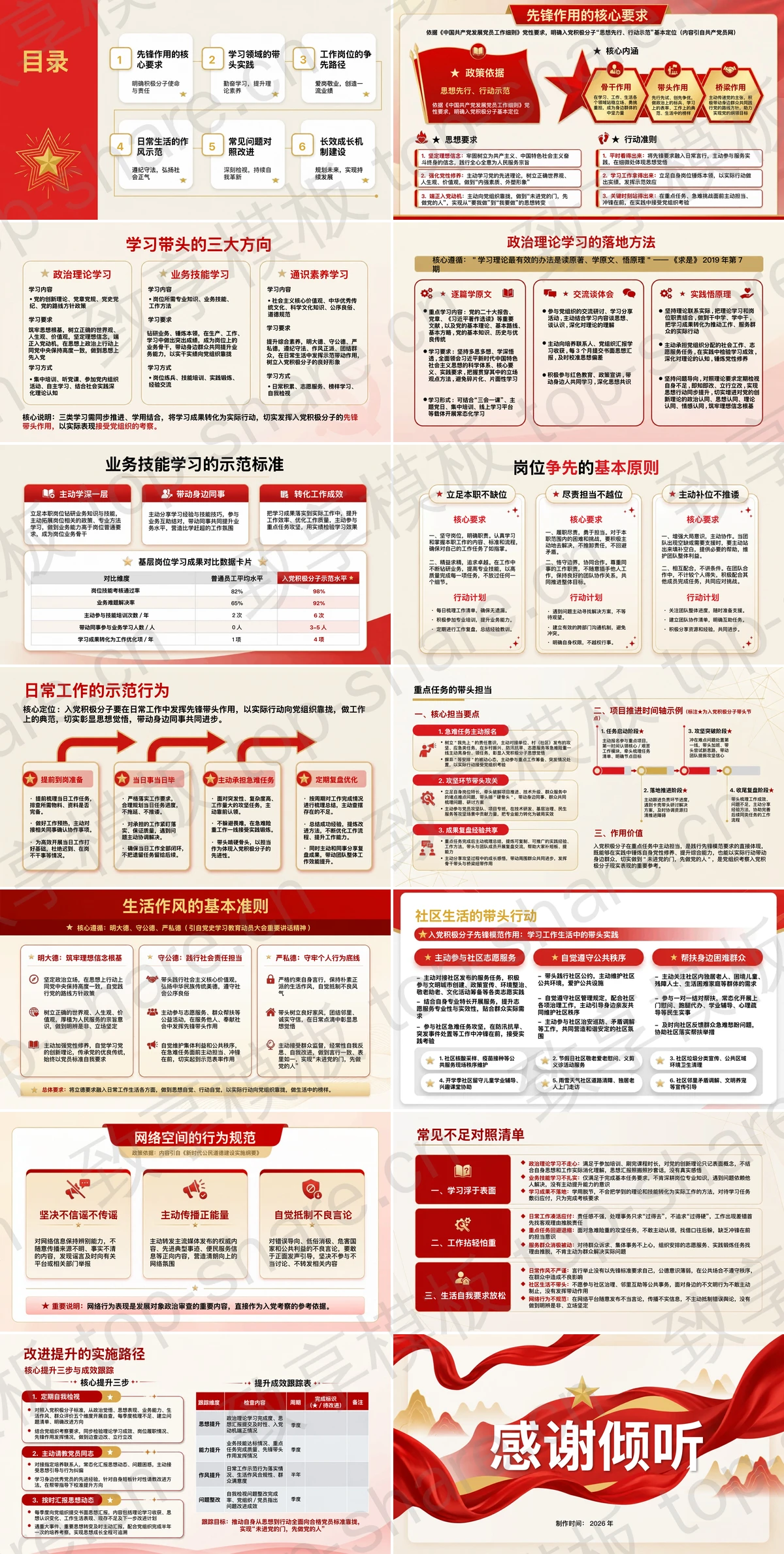 图片[2]-入党积极分子学习工作生活先锋带头指南PPT下载 - 致享TOP-SHARE-致享TOP-SHARE